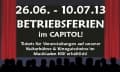 Betriebsferien!