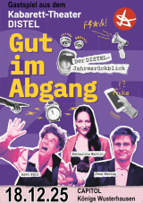 Filmplakat GUT IM ABGANG - Der DISTEL-Jahresrückblick 2025