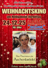 Filmplakat WEIHNACHTSKINO AM HEILIGABEND-VORMITTAG