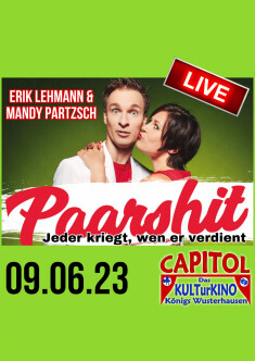 Filmplakat Erik Lehmann & Mandy Partzsch: PAARSHIT - Jeder kriegt, wen er verdient